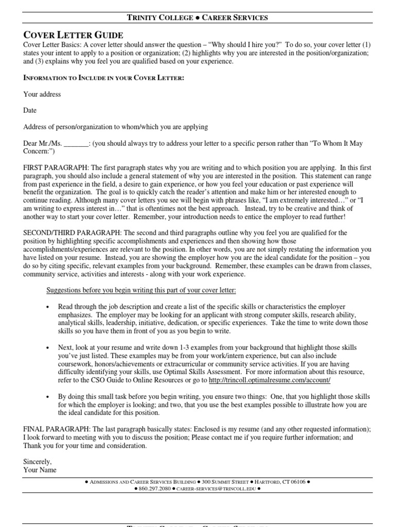 Cover Letter Guide Aug 22 | PDF | Résumé | Ellipsis