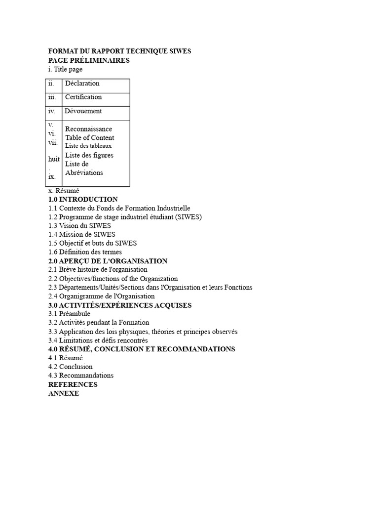 Guide du Rapport Technique SIWES | PDF | Apprentissage | Enseignement