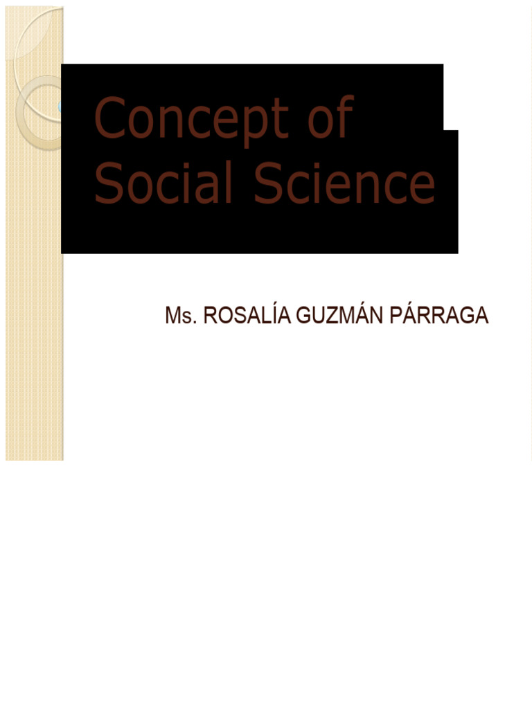 Concept of Social Science | PDF | Social Sciences | Positivism