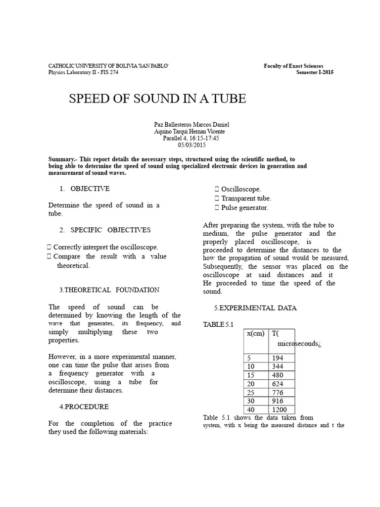 report 3 | PDF | Sound | Waves