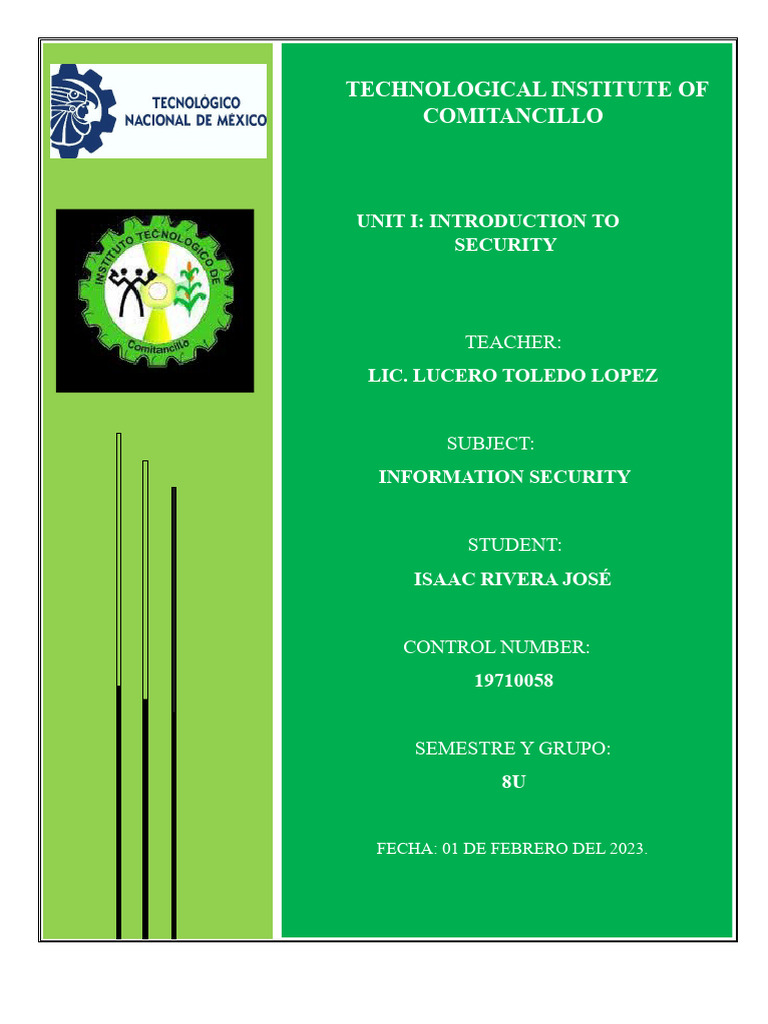 Introduction to Information Security | PDF | Malware | Security