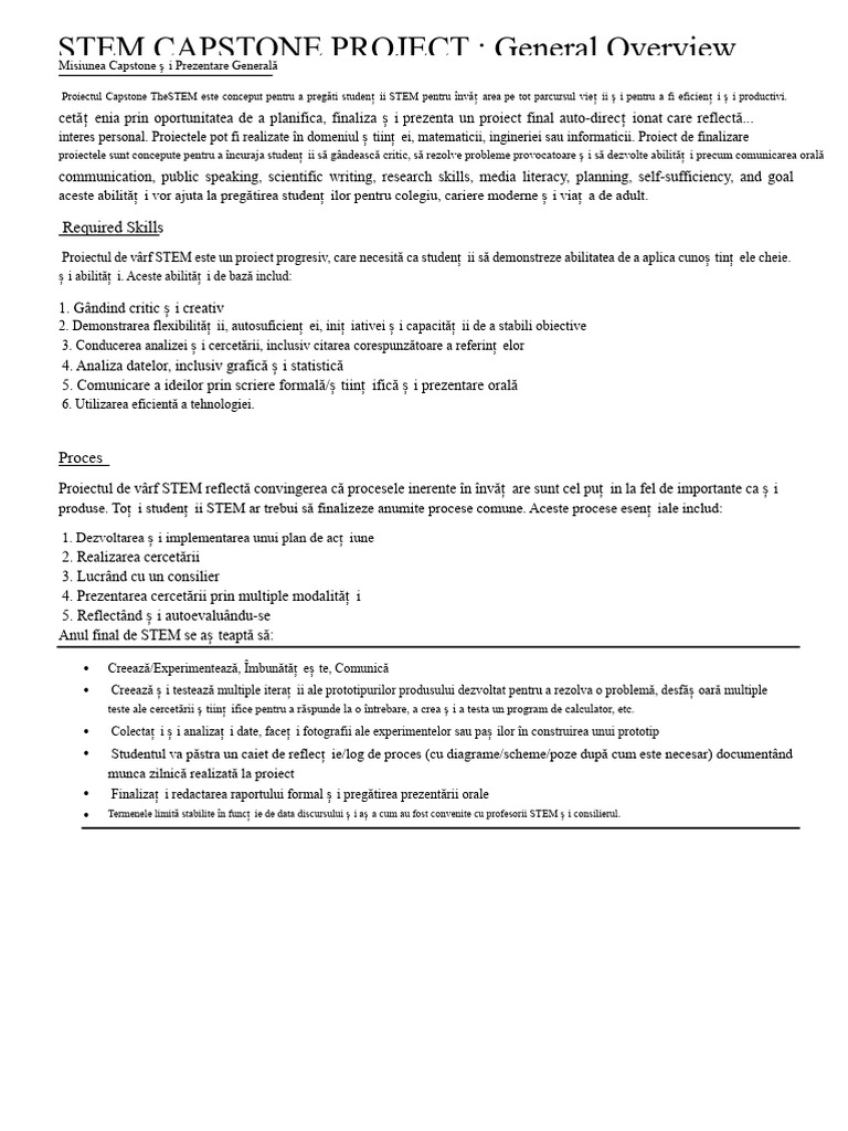 Capstone Paper Format General | PDF