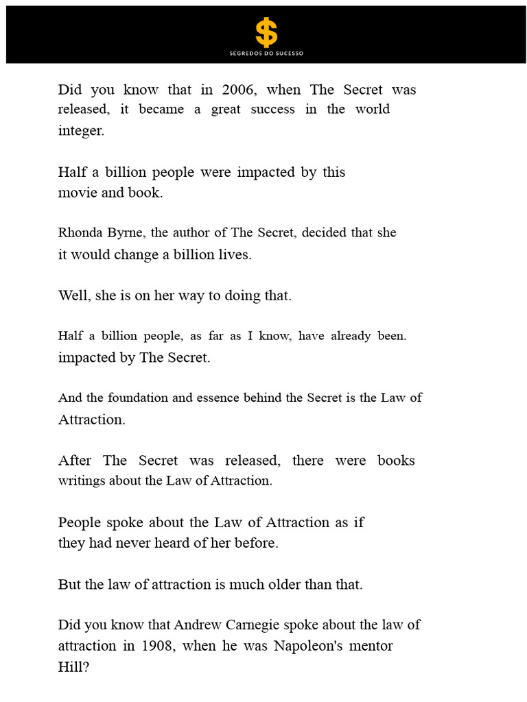 Bob Proctor The Truth That No One Tells You About The Law of Attraction ...