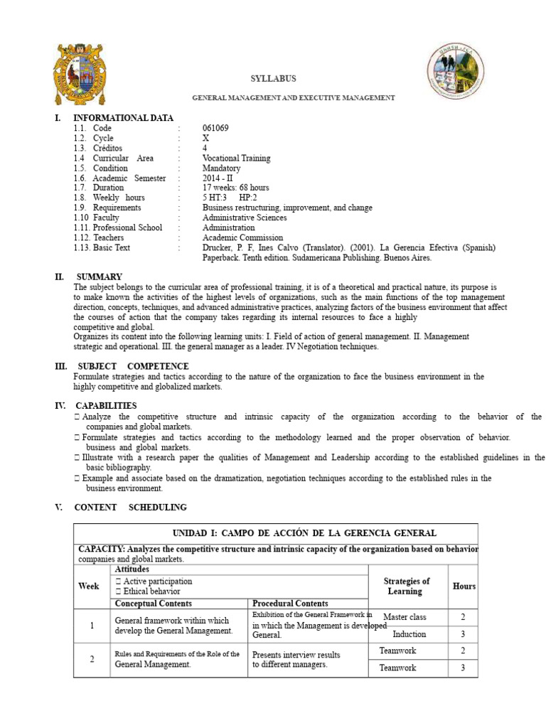 General Management and Senior Management - Compress | PDF | Negotiation ...