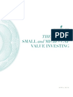 Chanticleer Advisors - The Case For Small &amp Micro-Cap Value Investing - April 2012 Final