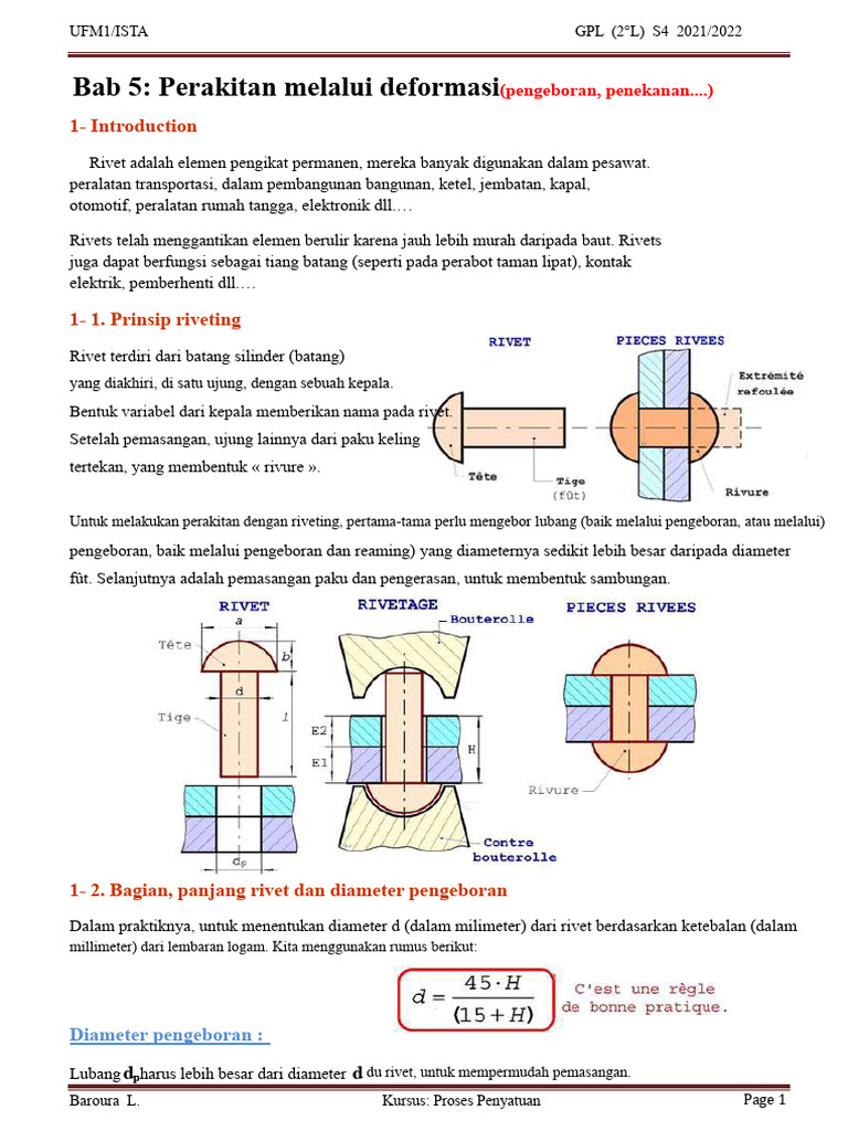 Panduan Lengkap Pemasangan Rivet | PDF