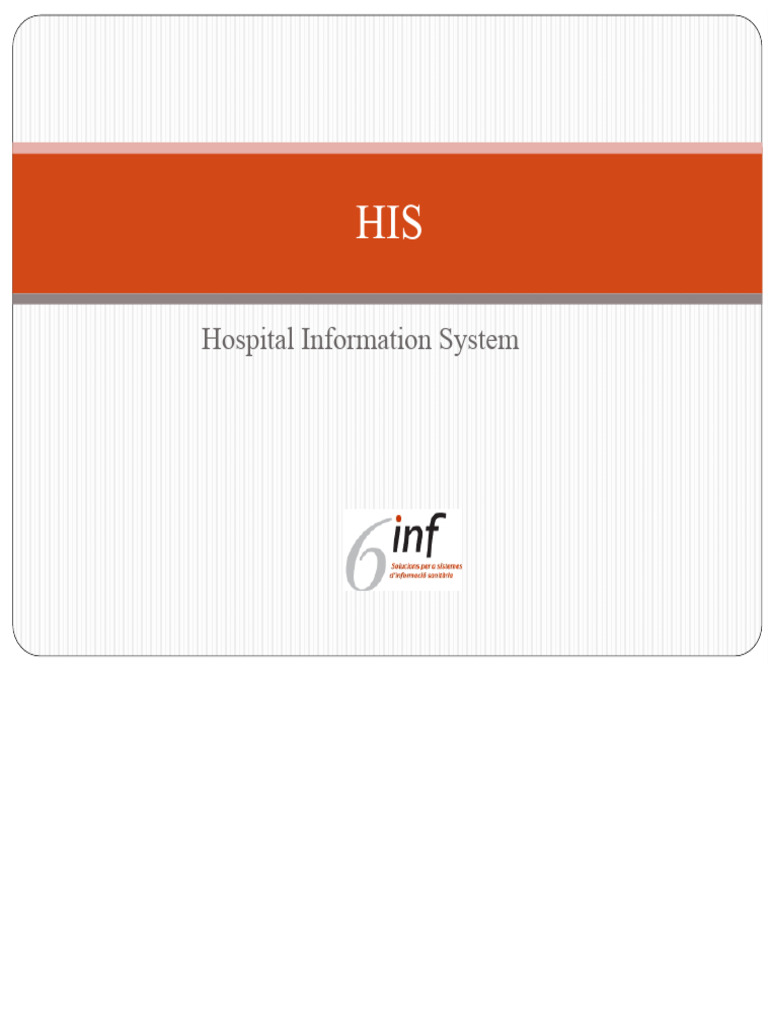 Hospital Information System Overview | PDF