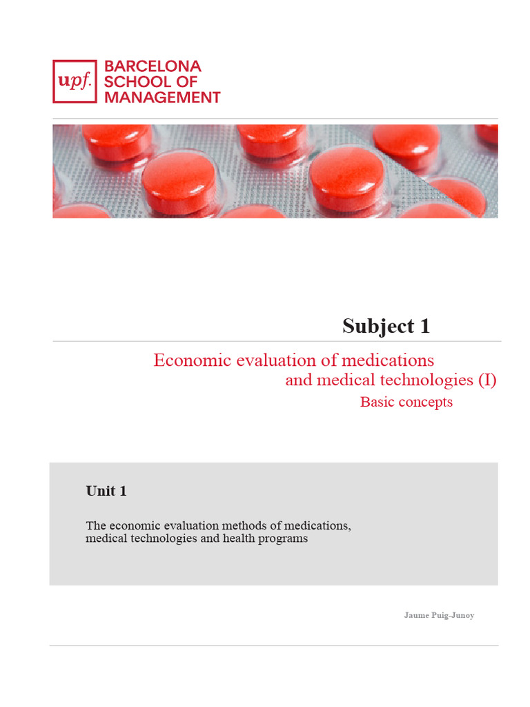 Economic Evaluation in Healthcare Methods | PDF | Evaluation ...