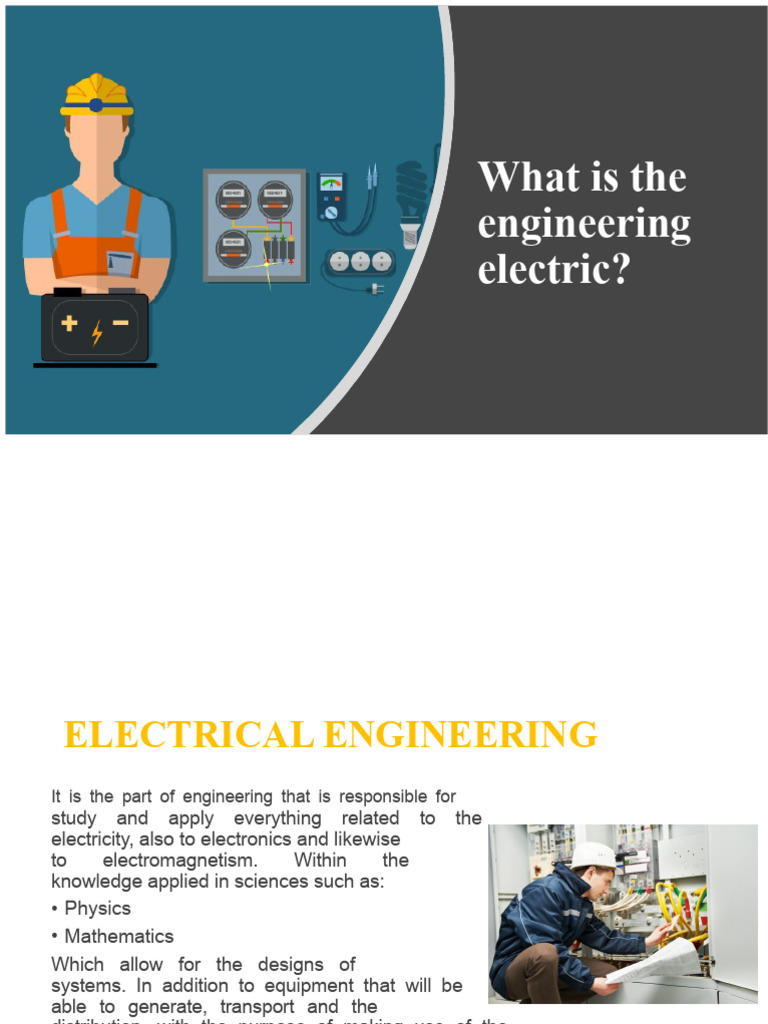 What Is Electrical Engineering? | PDF