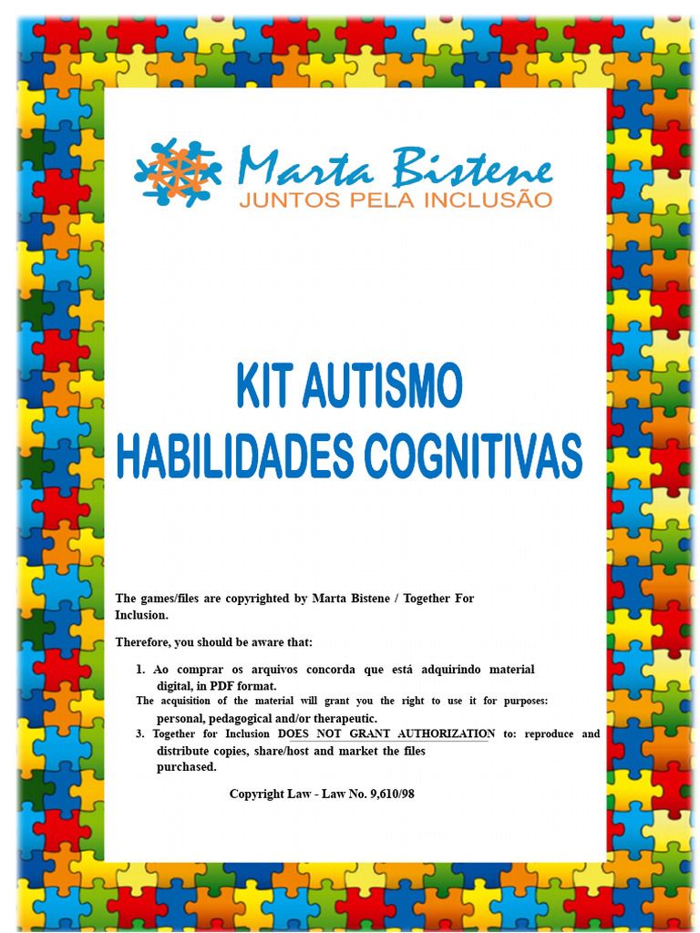 Puzzles and Games for Autism Development | PDF | Autism | Behavioural ...
