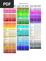 Tabela de Cores Barbante Barroco Maxcolor | PDF