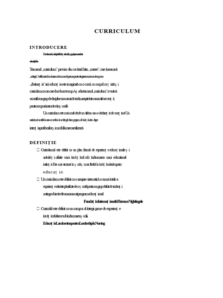 Curriculum | PDF