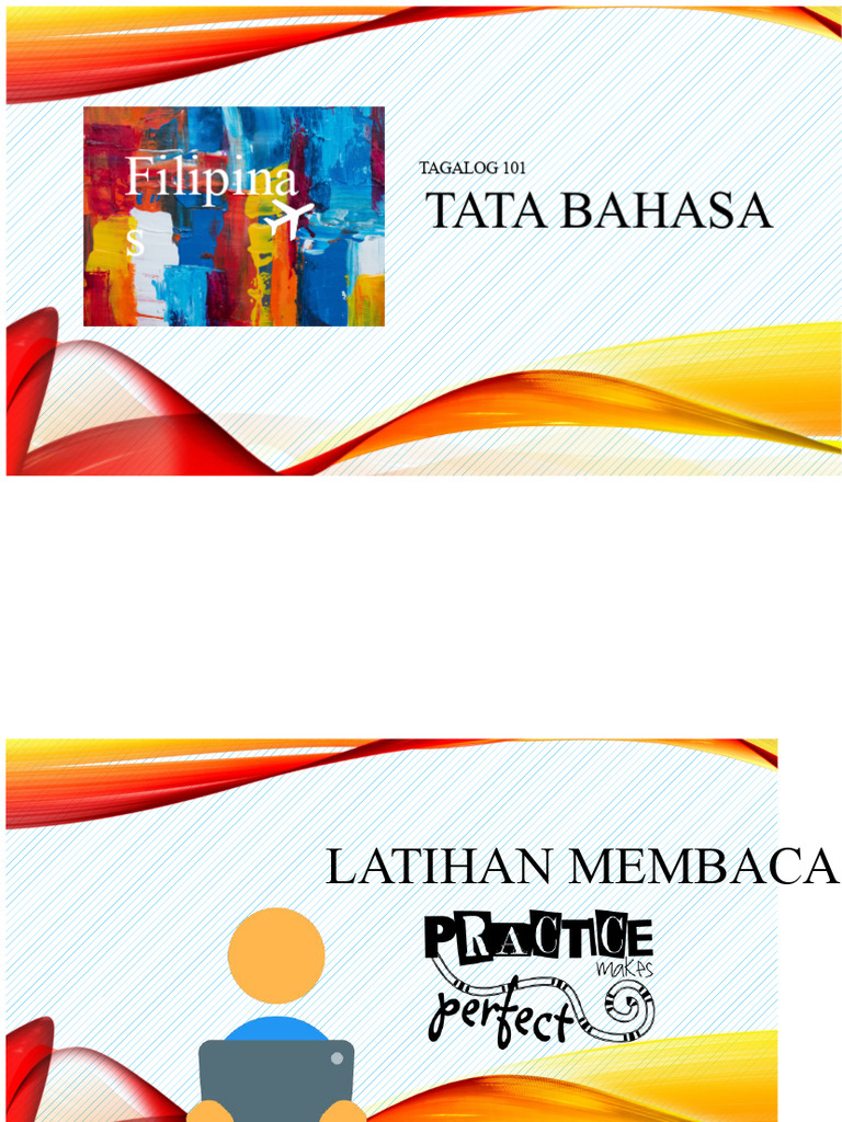 Belajar Dasar Bahasa Tagalog 101 | PDF