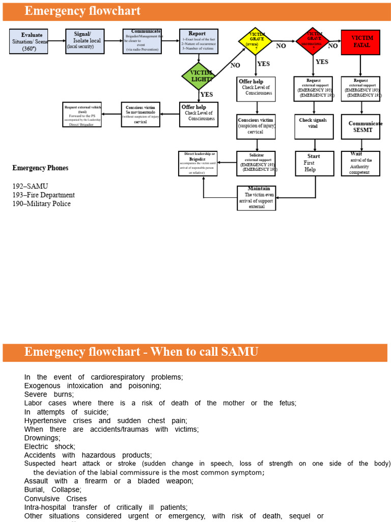 Flowchart Assai First Aid 2020-2 | PDF | Burn | Emergency