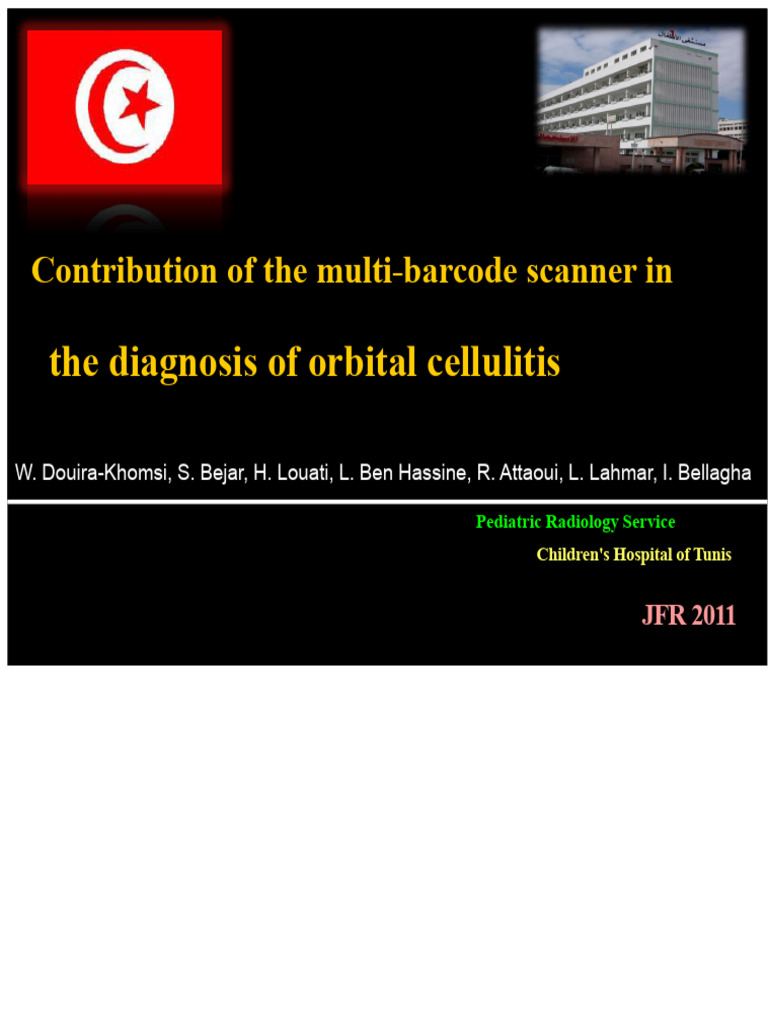 Multi-Barcode Scanner in Orbital Cellulitis Diagnosis | PDF | Ct Scan ...