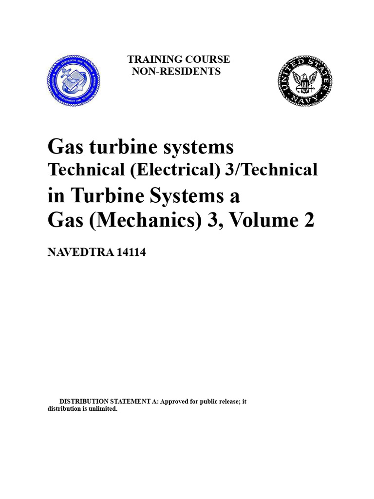 Gas Turbine Systems Training Course | PDF | Gas Turbine | Valve