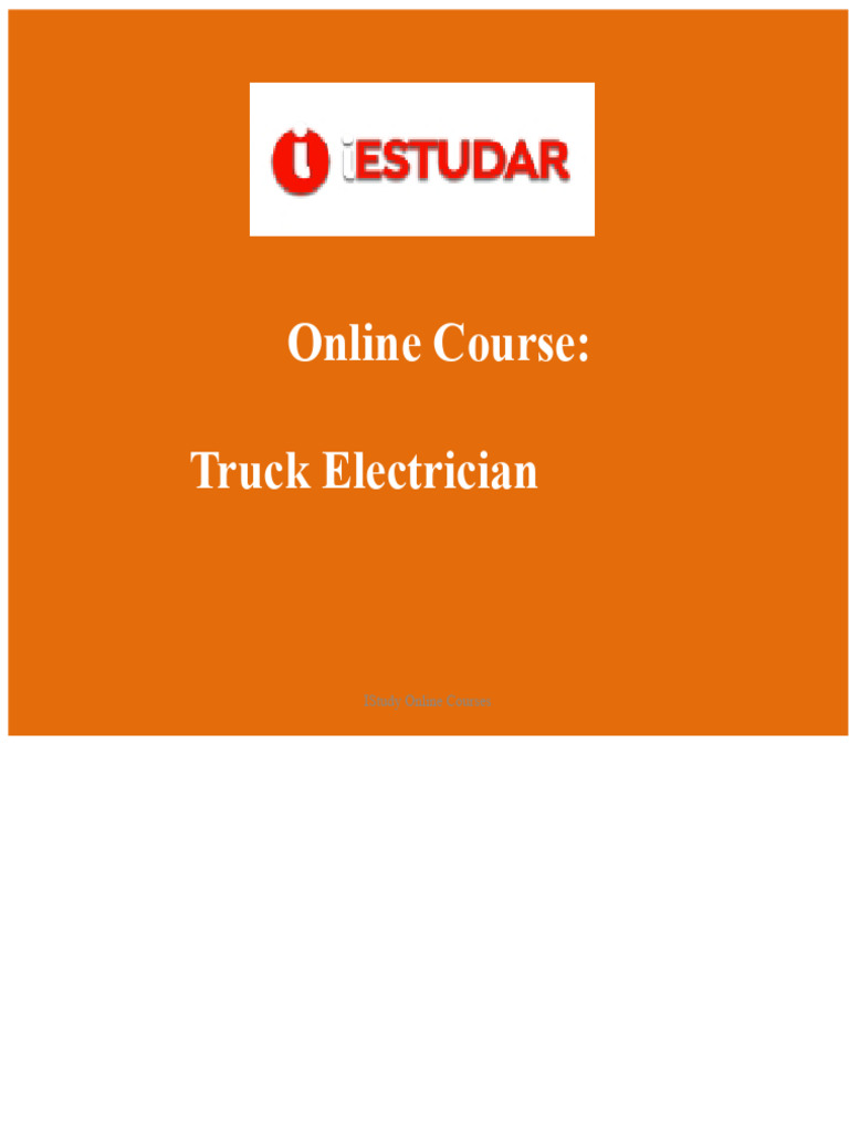 Truck Electrician - Handbook 1 | PDF | Series And Parallel Circuits ...