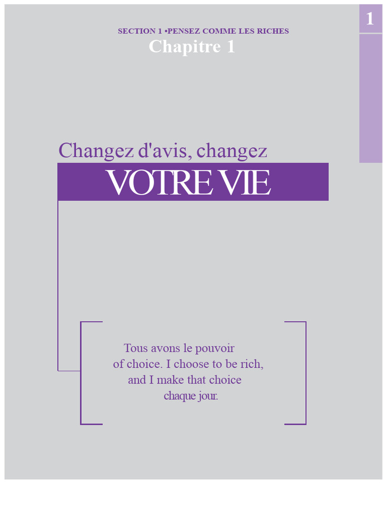 Changez votre esprit pour la richesse | PDF | Retraite | Risque