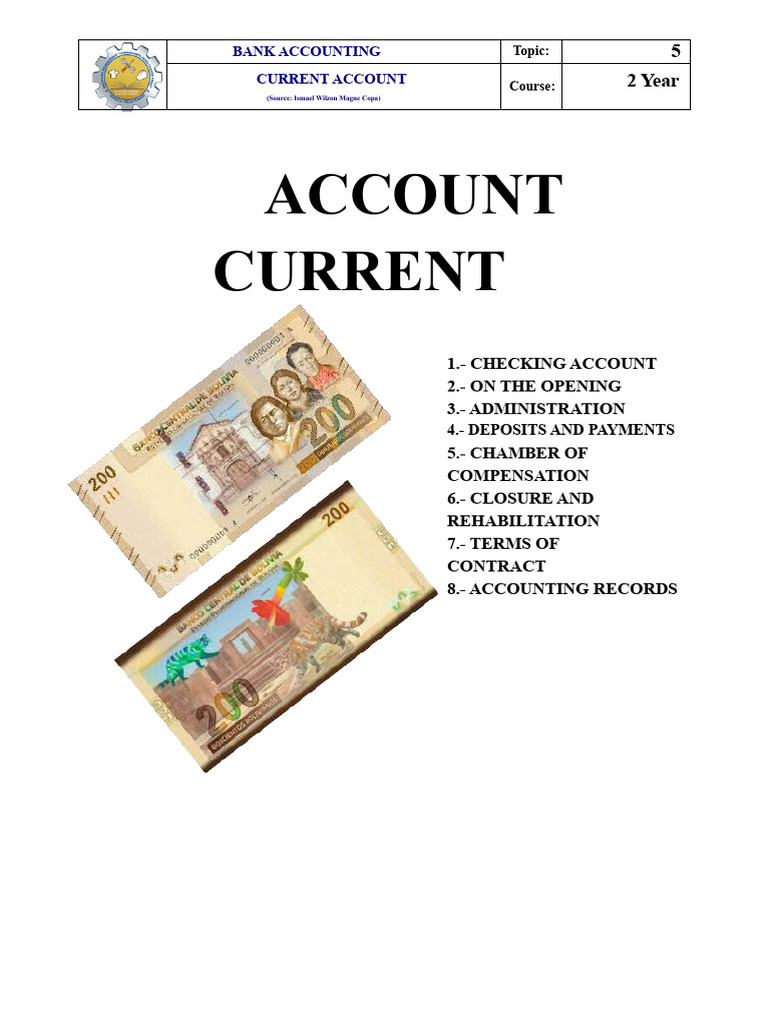 Current Account Banking Overview | PDF | Cheque | Banks