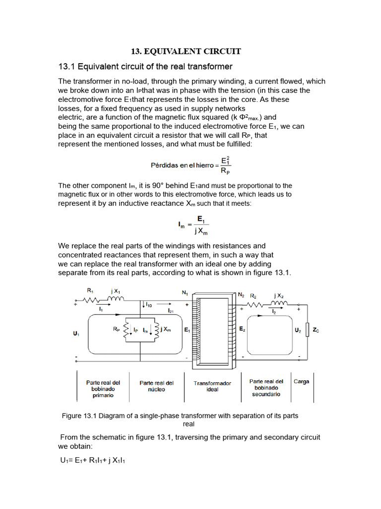 Transformer Equivalent Circuit Analysis | PDF | Transformer ...
