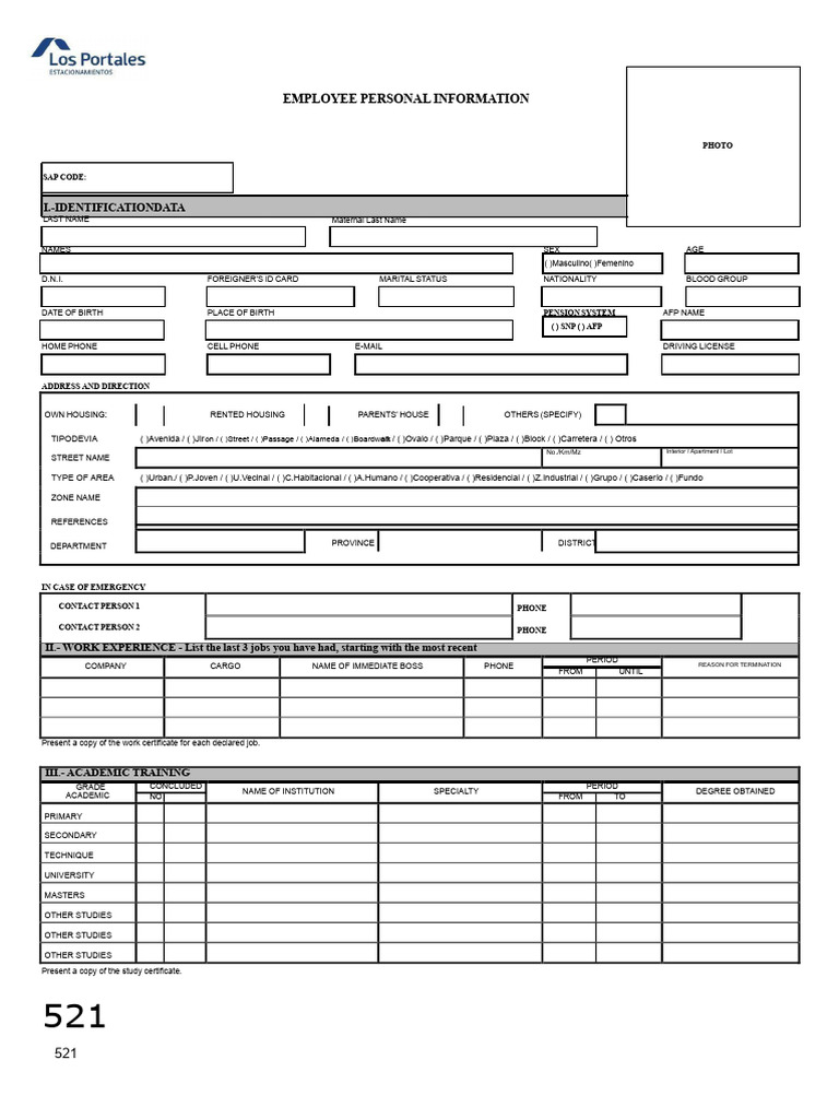 9 - Updated Personal File | PDF | Identity Document | Justice