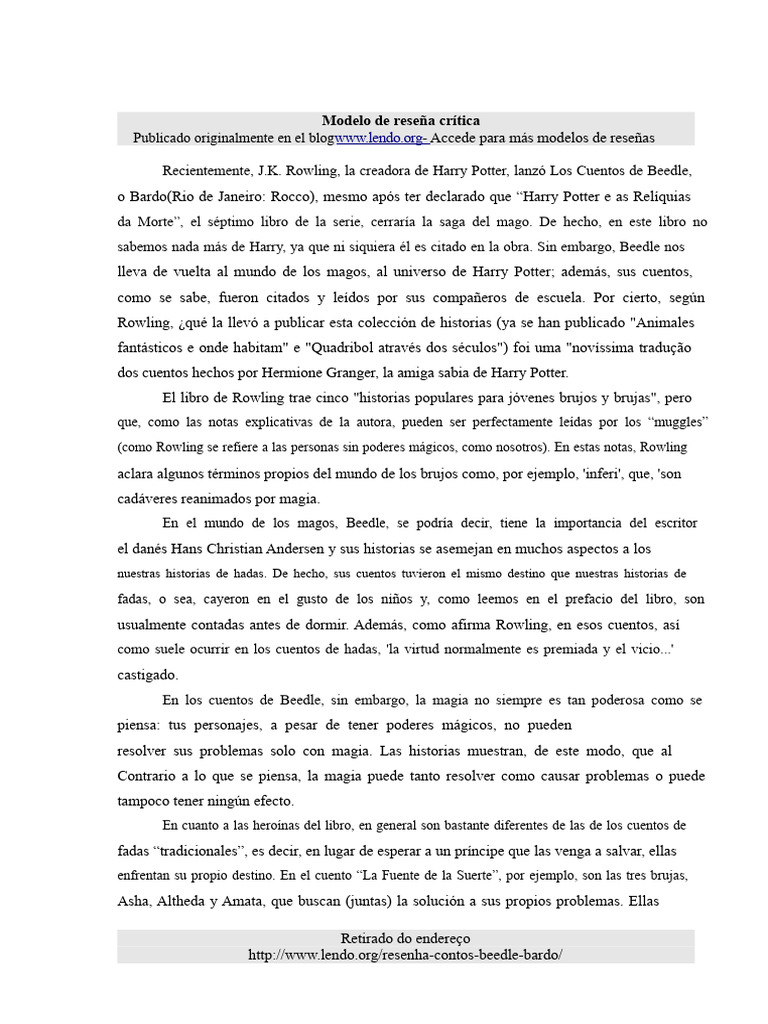 Reseña de 