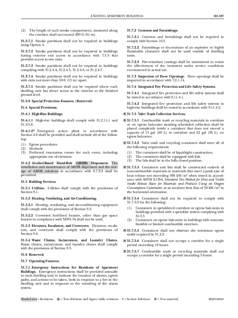 Apartment Building Safety Guidelines | PDF | Fire Sprinkler System | Stairs