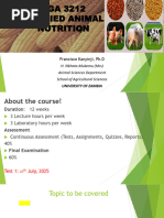 Balanced Ration in Animal Nutrition | PDF | Nutrition | Diet & Nutrition
