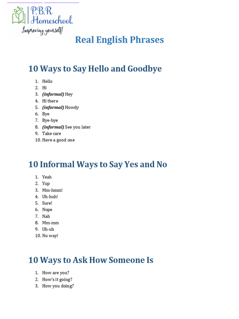 Real English Phrases | PDF | Luck | Winter Storm