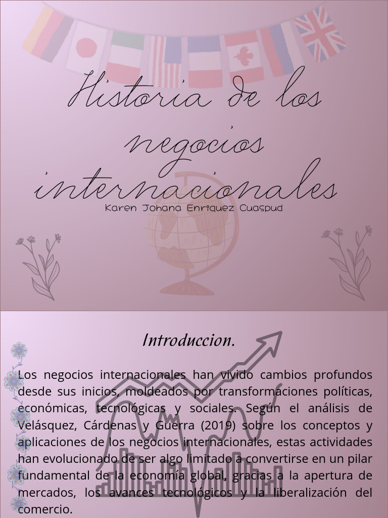 Evolución de los Negocios Internacionales | PDF | Comercio | Negocios ...