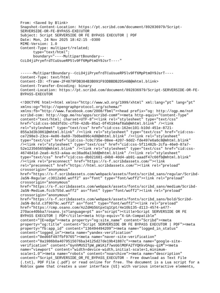 Lua Script for Roblox UI Design | PDF | Software | Computer Science