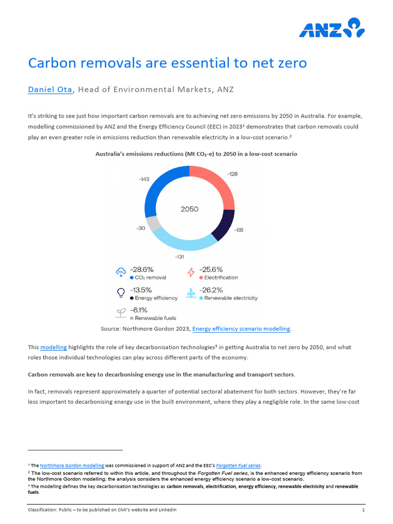 ANZ Carbon Markets Article FINAL | PDF | Climate Change Mitigation ...