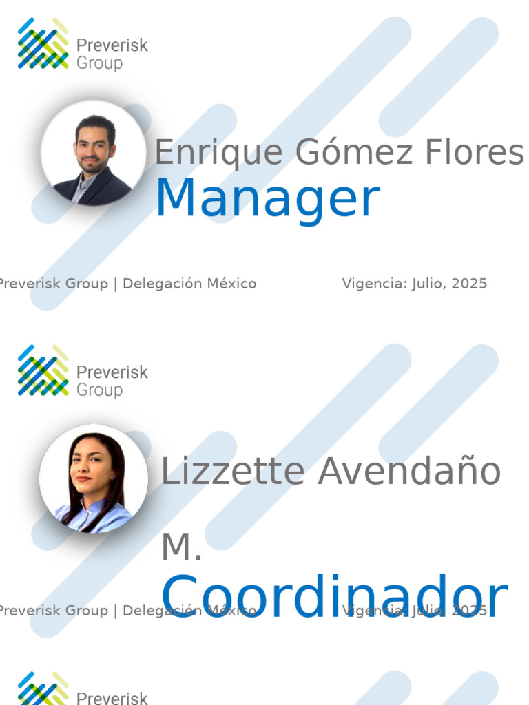 Identificación de Colaboradores Preverisk | PDF