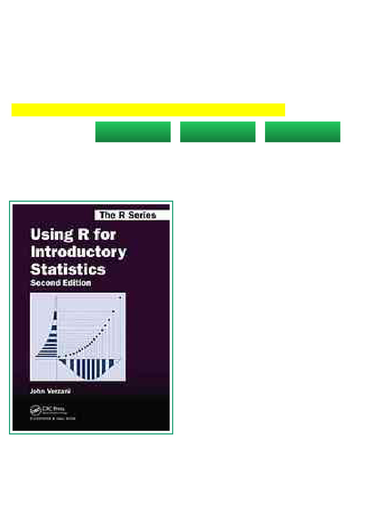 Using R For Introductory Statistics Second Edition John Verzani pdf ...