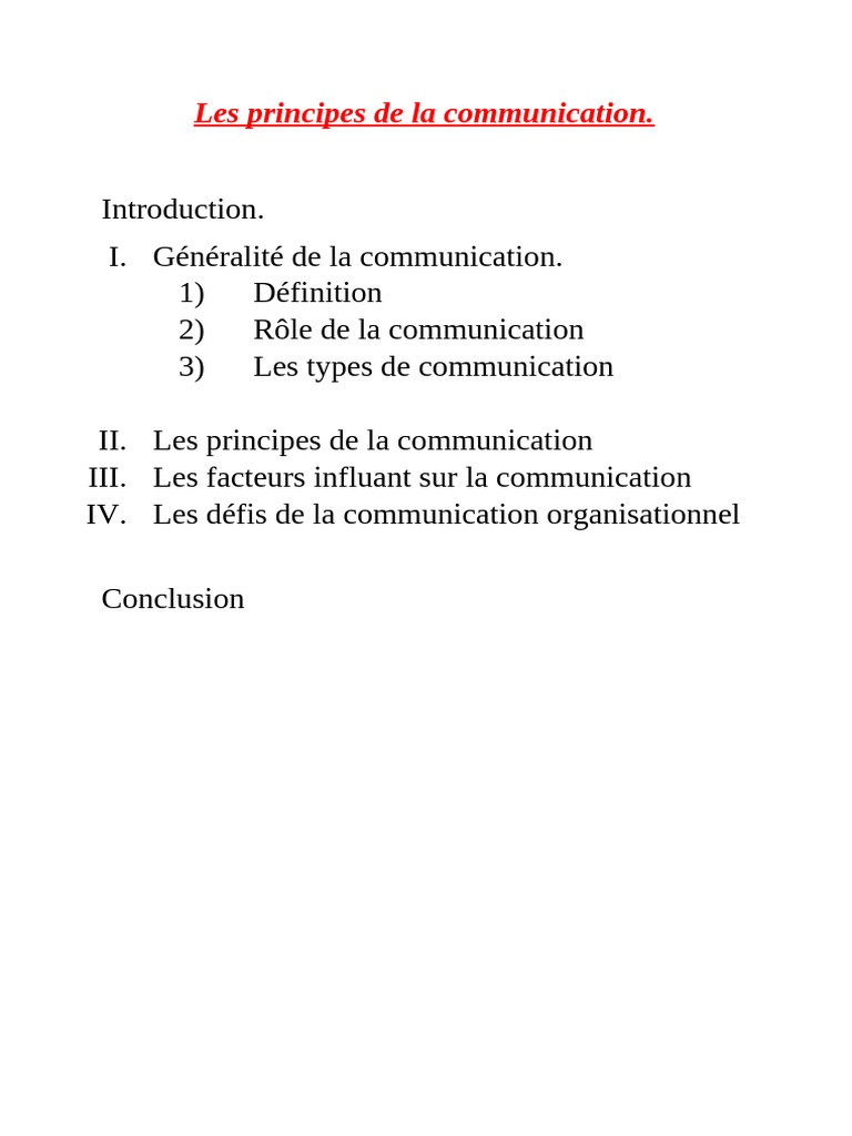 Principes et défis de la communication | PDF