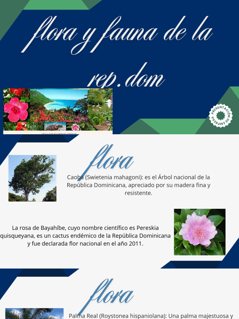 Flora y Fauna de la República Dominicana | PDF