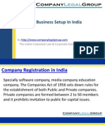 Business Setup in India