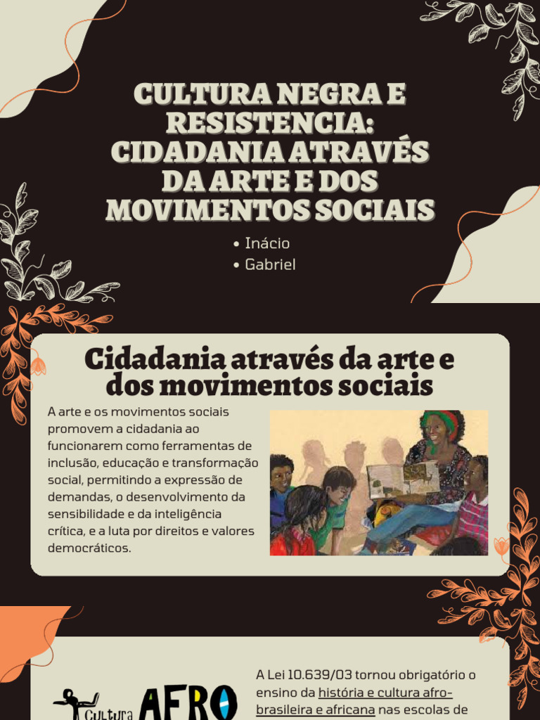 Cidadania e Cultura Negra no Brasil | PDF | Movimentos sociais | Brasil