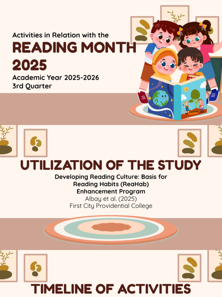 Reading Culture Enhancement Program 2025 | PDF | Human Communication ...