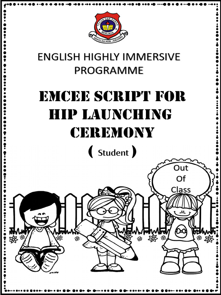 EMcee Script For HIP Launching Ceremony 2025 - Student | PDF