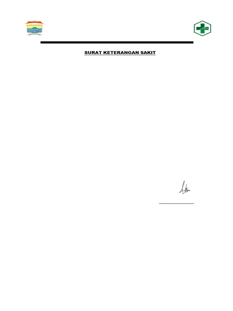 Surat Keterangan Sakit Seyla Ralingga | PDF