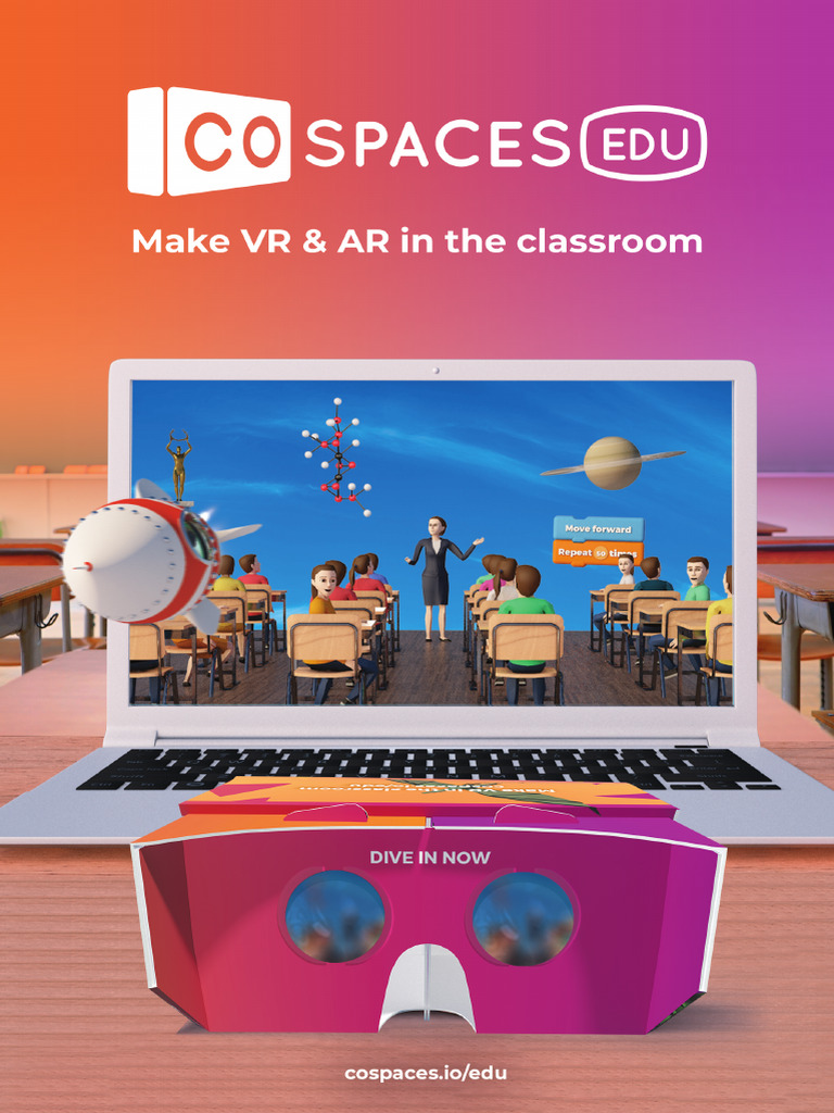 Create 3D Content with CoSpaces Edu | PDF | Virtual Reality | 3 D ...