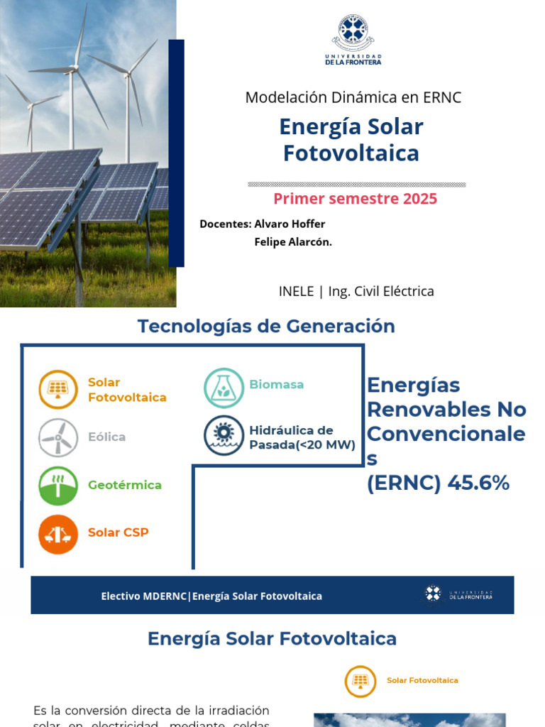 Clase 4 Energia Solar Fotovoltaica | PDF | Energía renovable | Energía ...