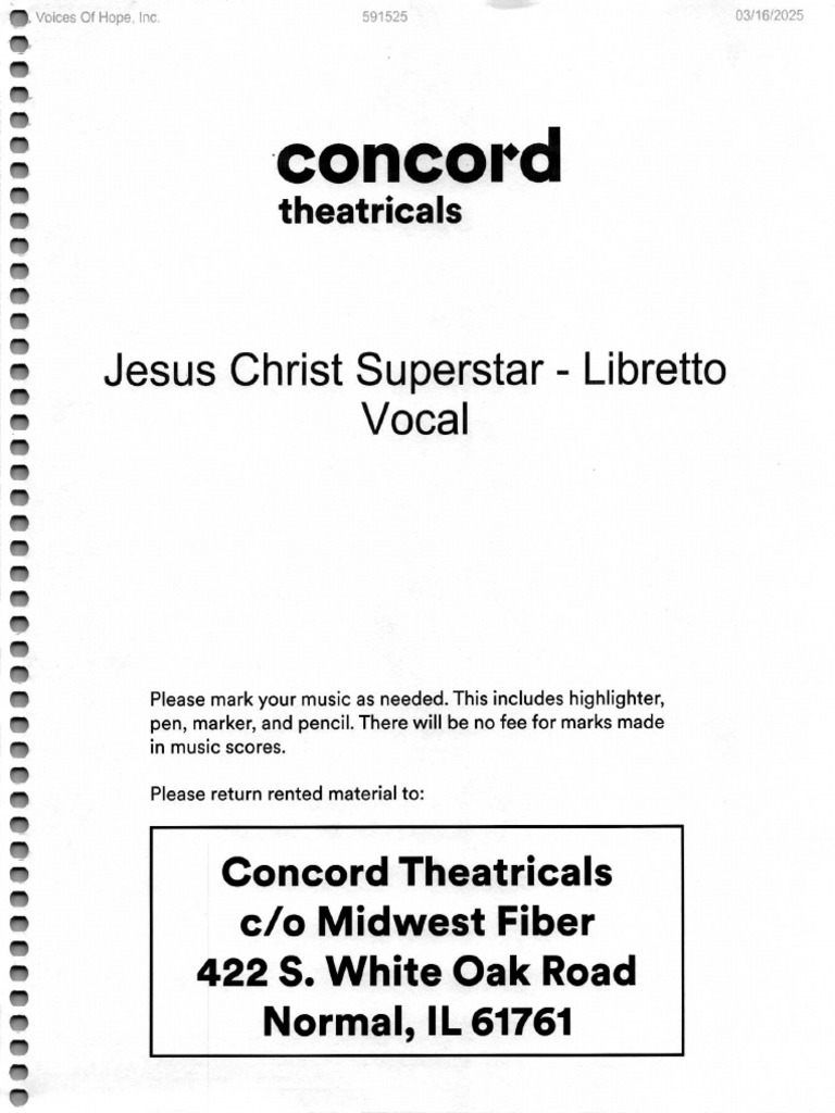 JCS Libretto | PDF