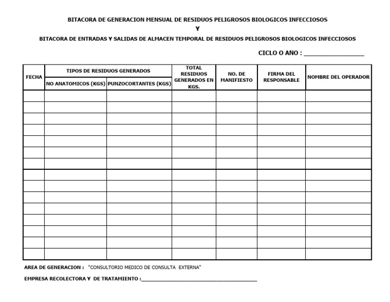 Bitacora Rpbi | PDF