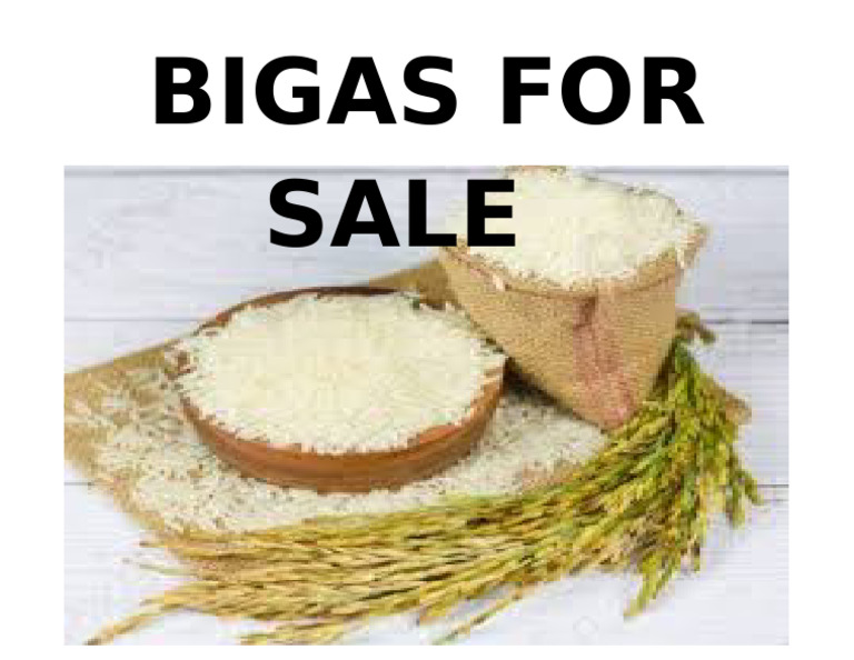 Bigas For Sale | PDF