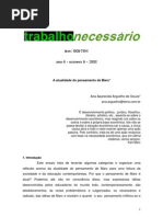 Atualidade de Marx