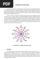 COORDONATE POLARE - Teorie