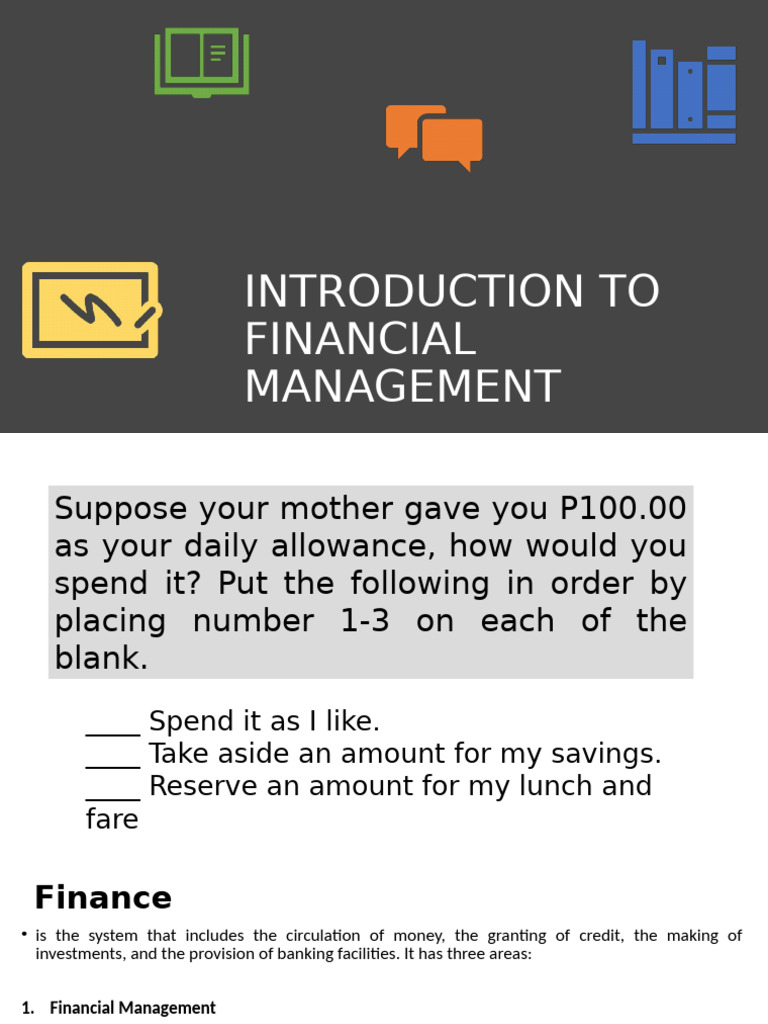 Topic 1 - Introduction To Financial Management - For Class | PDF ...
