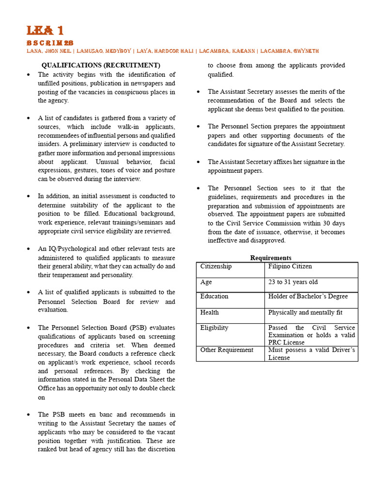 Lea 1 | PDF | Psychology